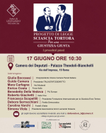 PROGETTO DI LEGGE SCIASCIA TORTORA: I PROSSIMI PASSI. ROMA 17 GIUGNO