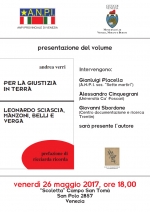 Il 26 maggio a Venezia presentazione di un saggio di Andrea Verri