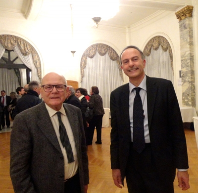 nella foto Claude Ambroise (a sinistra) con Francesco Izzo