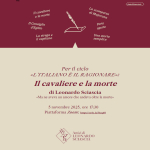 IL CAVALIERE E LA MORTE PER L'ULTIMA LEZIONE DEL CICLO L'ITALIANO E' IL RAGIONARE
